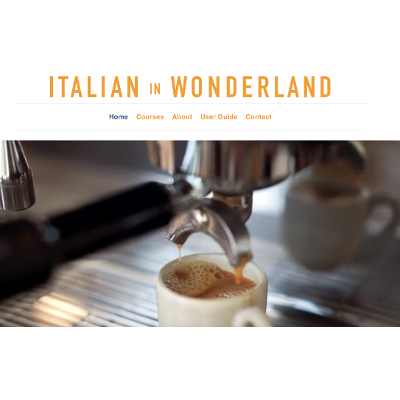 Italian in Wonderland |Intermediate I and Intermediate II courses icon