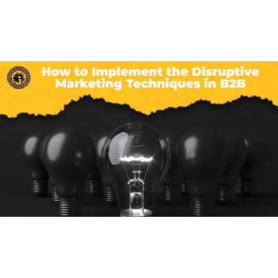 How to Implement the Disruptive Marketing Techniques in B2B  icon