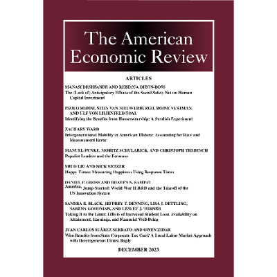 Individual Perceptions of the Criminal Justice System - American Economic Association icon