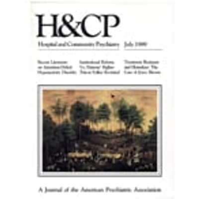 Chronic Mental Illness and the Criminal Justice System | Psychiatric Services