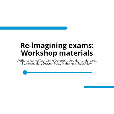 Re-imagining exams: Workshop materials icon