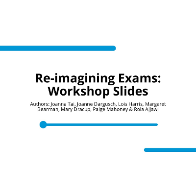 Re-imagining Exams: Workshop Slides icon