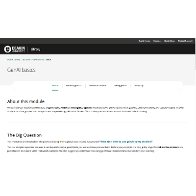 GenAI basics module icon