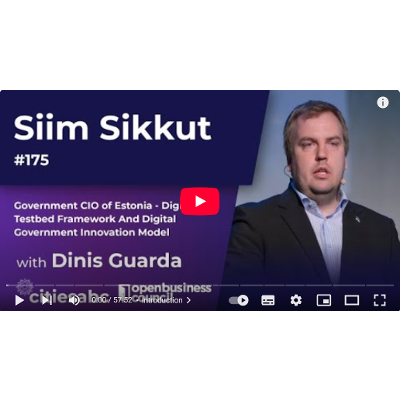 Siim Sikkut, Government CIO Estonia - Digital Testbed Framework, Digital Government Innovation Model