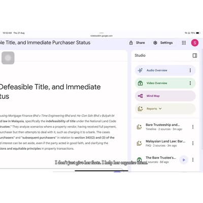 Smarter Learning with NotebookLM： A Personalized Study Revolution icon