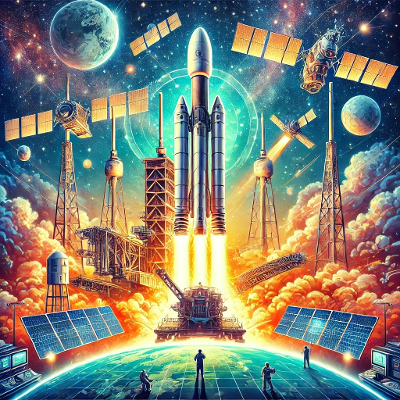 Launch Vehicles – Reaching Orbit with Rockets and Reusable Boosters icon