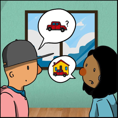 French A1 Guided conversations: Asking and describing locations using basic sentencestructures