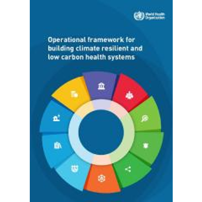 Operational framework for building climate resilient and low carbon health systems icon