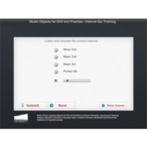 Identify Intervals Aurally App for iPad icon