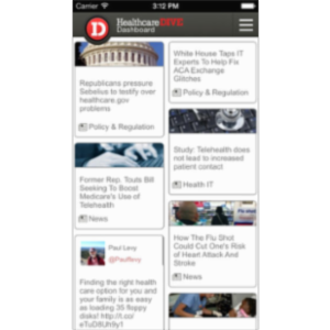 Healthcare Dive-Health News App for iOS icon