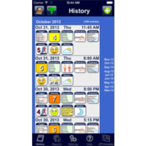 Chronic Pain Tracker Lite App for iOS icon