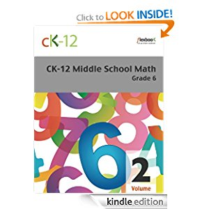 CK-12 Middle School Math Grade 6, Volume 2 Of 2 icon