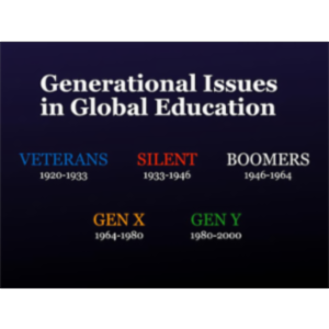 Generational Issues in Global Education - Module 3 icon