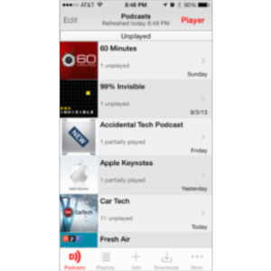 Downcast Podcatcher App for iOS icon