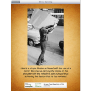 Optical Illusions! App for iPad icon