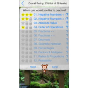 Middle School Math 7th Grade App for iOS icon
