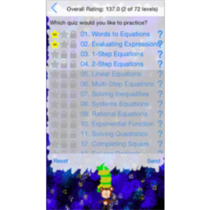 Middle School Algebra App for iOS