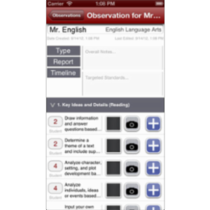 Common Core Look-fors App for iOS icon