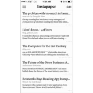 Instapaper App for iOS icon