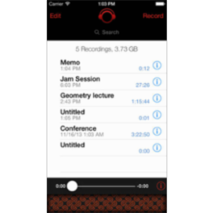 iTalk Recorder App for iOS icon