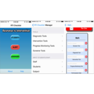 RTI (Response to Intervention) App for iOS