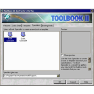 Creating modules with Toolbook II Instructor icon
