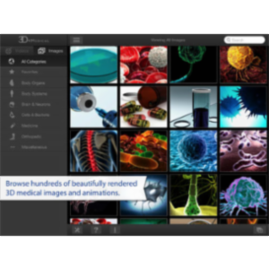 3D4Medical Images & Animations App for iPad icon