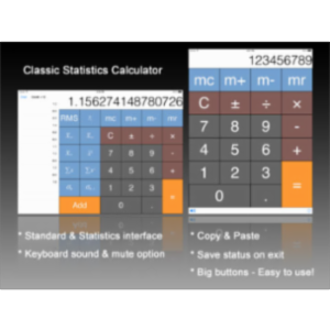 Calculator HD: Statistics App for iPad icon