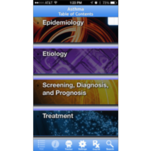 Asthma @Point of Care™ App for iOS icon