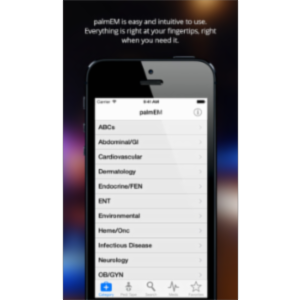 palmEM: Emergency Medicine Essentials & Urgent Care Quick Reference Pocket Guide App for iOS