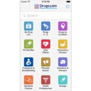 Drugs.com Medication Guide App for iOS icon