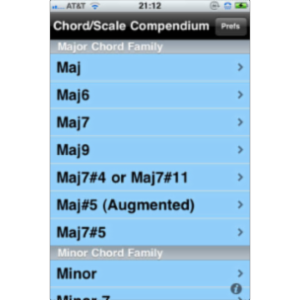 iImprov - Chord/Scale Compendium App for iOS icon