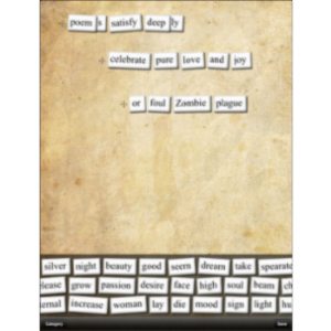 Poetry Magnets App for iPad icon