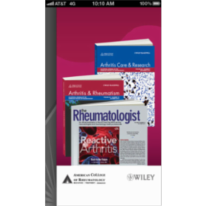 American College of Rheumatology Publications App for iOS