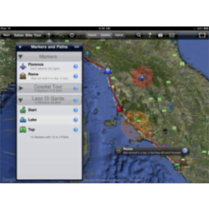MapProjector with Google Maps App for iPad icon