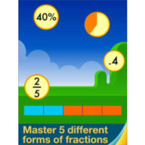 Motion Math: Fractions! App for iPad icon