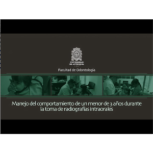 Manejo del comportamiento de un menor de 3 años durante la toma de radiografías intraorales icon