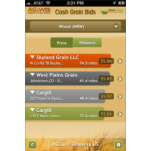 Cash Grain Bids App for iOS icon