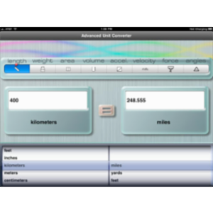 Unit Conversion Pro+ App for iPad