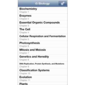 i5 Biology App for iOS
