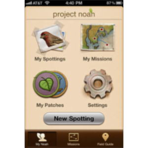 Project Noah App for iOS