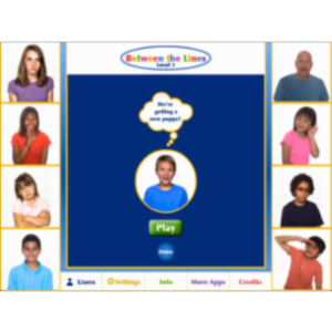 Between the Lines Level 1 HD App for iPad