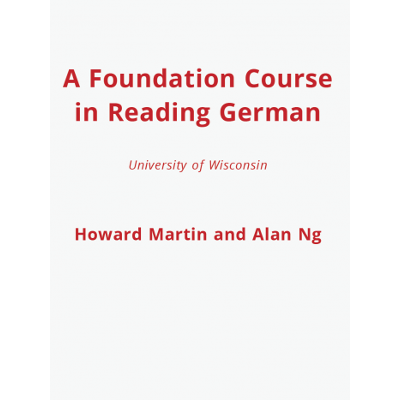 A Foundation Course in Reading German