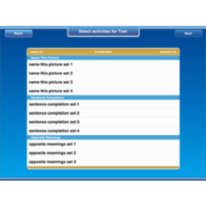 Word Retrieval App for iPad icon