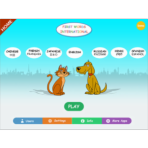 First Words International Home HD App for iPad icon