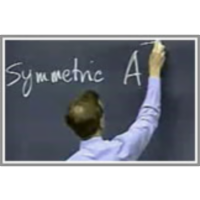 Lecture 25: Symmetric Matrices and Positive Definiteness icon