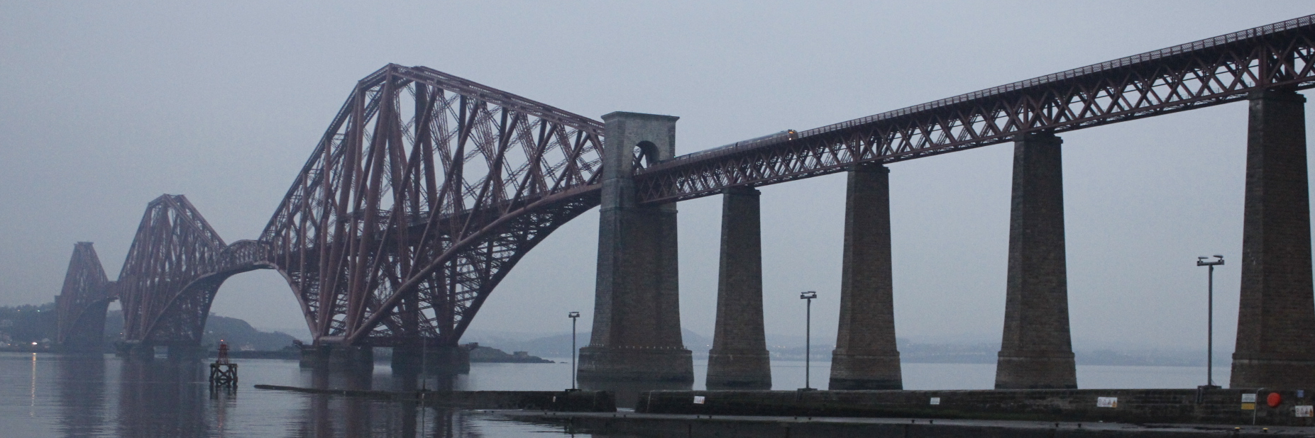 Bridge over Forth river in Scotland, UK