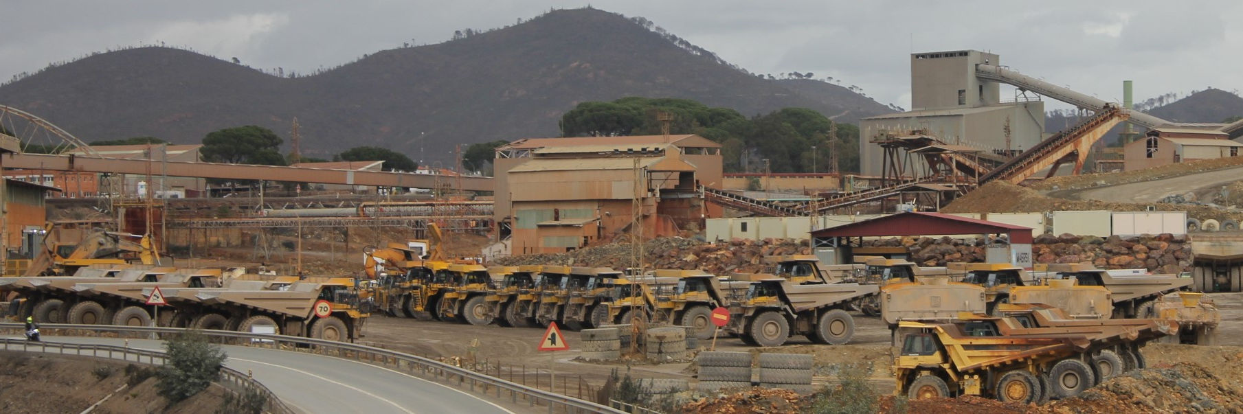 Mines Rio Tinto, Cerro Colorado, Huelva, Espagne