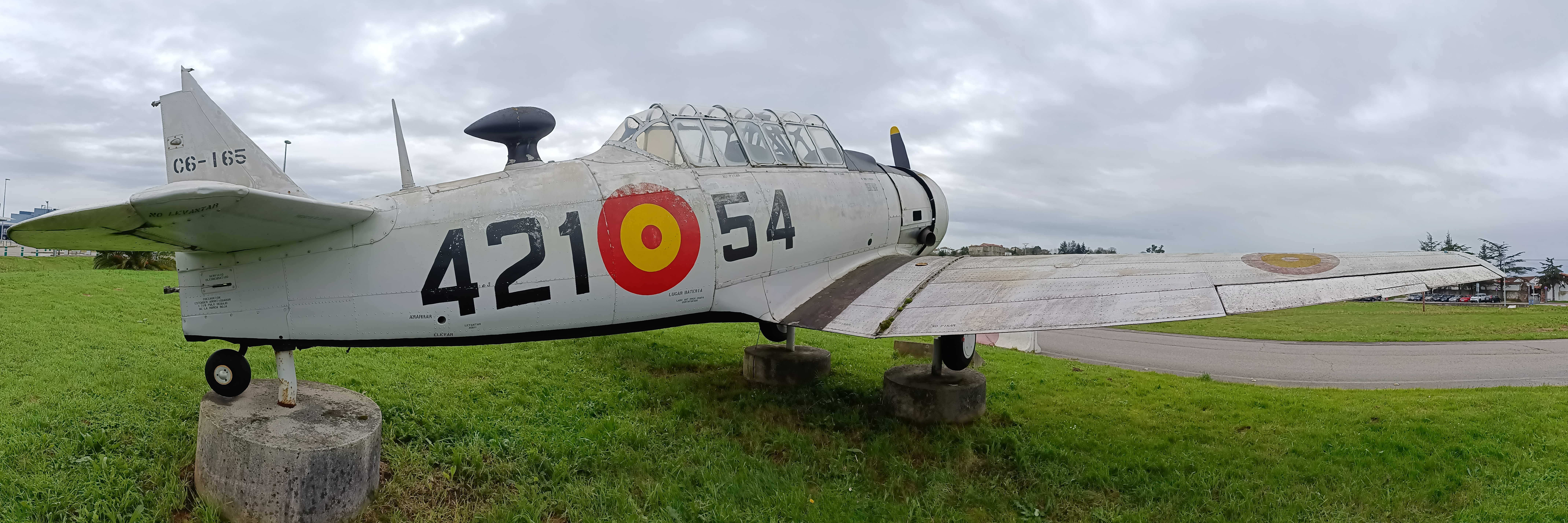 Airplane, Santander airport, Spain