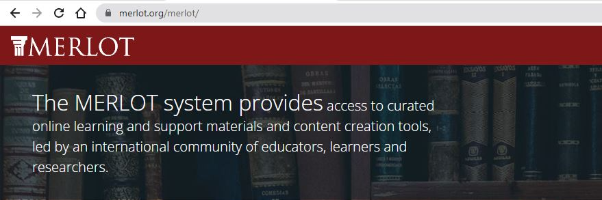 The MERLOT system provides access to curated online learning and support materials and content creation tools, led by an international community of educators, learners and researchers.